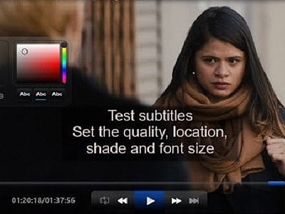 Subtitrare video profesionala - exemplu sincronizare text